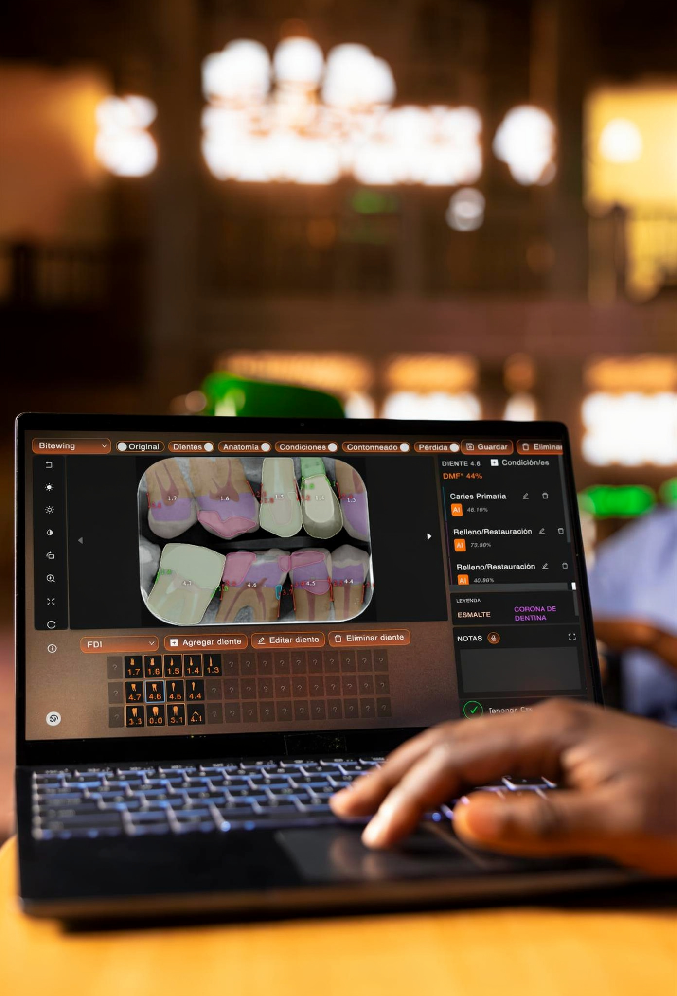 Detección precisa invisible al ojo humano.